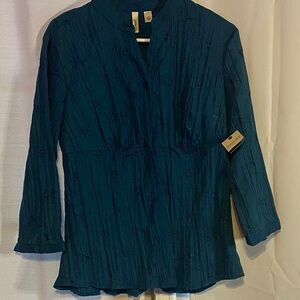 St. John's Bay Deep Teal Blouse